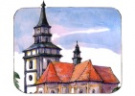 Kresba kostela sv. Jakuba v Předslavi